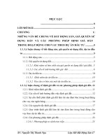 Thực trạng hoạt động định giá bất động sản theo DAĐT tại chi nhánh NHCT Đống Đa