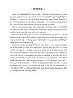 Tìm hiểu về WTO và những cơ hội, thách thức đối với ngành thương mại dịch vụ của Việt Nam khi hội nhập WTO