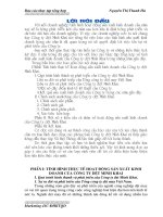 Tổng quan về công ty dệt Minh Khai.