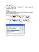 Dự Báo, Đánh Giá Mô Hình, Và Những Vấn Đề Trong Lập Mô Hình