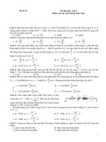 Đề số 14 Đề thi môn: Vật lí (Dành cho thí sinh Không Phân ban)