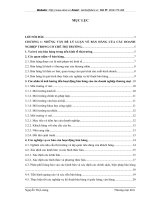 Một số giải pháp đẩy mạnh bán hàng ở Công ty Cổ phần Thương mại Cầu Giấy