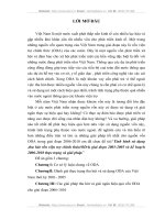 Tình hình sử dụng ,thu hút vốn viện trợ chính thức(ODA) giai đoạn 2001-2005 và kế hoạch 2006-2010 thực trạng và giải pháp