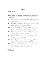 Quyền hiến xác , bộ phận cơ thể người của cá nhân sau khi chết