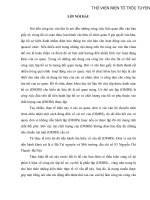 Tầm quan trọng, sự cần thiết của việc lập ( DMHS) đối với Bộ tài nguyên và môi trường