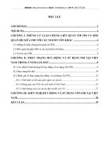 THỰC TRẠNG HUY ĐỘNG VÀ SỬ DỤNG FDI TẠI VIỆT NAM TRONG 5 NĂM GẦN ĐÂY