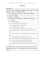 THỰC TRẠNG CÔNG TÁC QUẢN LÝ NHÀ NƯỚC VỀ HOẠT ĐỘNG ĐẦU TƯ CỦA SỞ KẾ HOẠCH VÀ ĐẦU TƯ TỈNH HẢI DƯƠNG