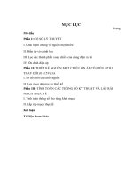 Thiết kế mạch nguồn một chiều ổn áp có điện áp ra thay đổi (0 -15V) 3A