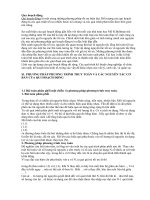 PHƯƠNG PHÁP PHƯƠNG TRÌNH TRUY TOÁN VÀ CÁC NGUYÊN TẮC CƠ BẢN CỦA QUI HOẠCH ĐỘNG