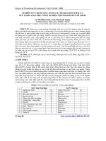 đánh giá rủi ro sinh thái và sức khỏe cho khu công nghiệp thành phố Hồ Chí Minh