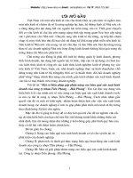 Một số biện pháp góp phần nâng cao hiệu quả sản xuất kinh doanh của công ty nhựa Tiền Phong, Hải Phòng