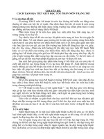 CÁCH TẠO HỌA TIẾT GIÚP HỌC TỐT PHÂN MÔN TRANG TRÍ