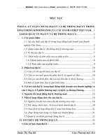Phát triển hệ thống đại lý trong hoạt động kinh doanh của Công ty Cổ phần thương mại và dịch vụ Hoàng Dương