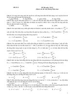 Đề số 12 Đề thi môn: Vật lí