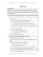 Nâng cao hiệu quả công tác huy động vốn tại ngân hàng thương mại cổ phần Sài Gòn- chi nhánh Hà Nội