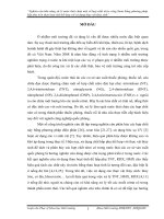 Nghiên cứu khả năng xử lý nước thải chứa một số hợp chất nitro vòng thơm