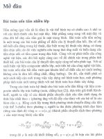 Nghiệm một số bài toán uốn tấm nhiều lớp 4