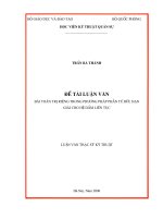 Bài toán trị riêng trong phương pháp phân tử hữu hạn giải cho hệ dầm liên tục