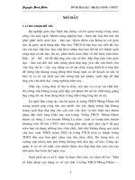 Một số biện pháp xây dựng cơ sở vật chất ở trường THCS Mường Chùm – Mường La - Sơn La