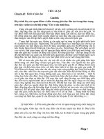 Quan điểm về đầu tư trong giáo dục đào tạo trong thực trạng trước đây và theo cơ chế thị trường