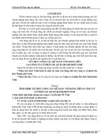 Tổ chức công tác Kế toán vốn bằng tiền  tại công ty cổ phần du lịch thành phố Vinh