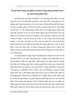 Vấn đề chất lượng sản phẩm trên thị trường chính thức ở các nước đang phát triển