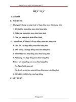 hợp đồng mua bán hàng hóa