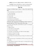 Công tác tính khấu hao và quản lý sử dụng quỹ khâu hao tài sản cố định của công ty Đầu tư phat triển hạ tầng Viglacera