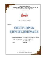 Nghiên cứu và triển khai hệ thồng nhúng trên kit Spartan-3E