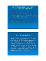 Đề cương môn sinh thái môi trường