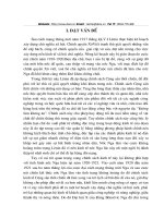 Vận dụng tư tưởng của V.I.Lê nin về chính sách kinh tế mới ở nước ta