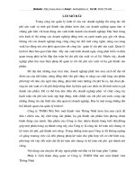 hạch toán chi phí sản xuất và tính giá thành sản xuất tại công ty TNHH nhà nuowics một thành viên