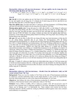 Haemophilus influenzae tiết men beta-lactamase - kết quả nghiên cứu đa trung tâm trên 248 chủng phân lập được tại Việt Nam