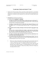 Tranh luận Chính sách Kinh tế Vĩ mô