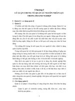 348 Thực trạng và giải pháp nhằm hoàn thiện quản lý nguồn nhân lực tại Công ty xi măng Nghi Sơn