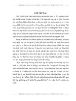 Hoàn thiện kế toán chi phí, doanh thu và xác định kết quả tiêu thụ tại Công ty Cổ phần Xi măng Bút Sơn