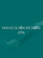 đánh giá tác động môi trường