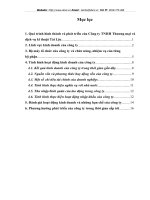 hình thành và phát triển của Công ty TNHH Thương mại và dịch vụ kĩ thuật Tài Lộc