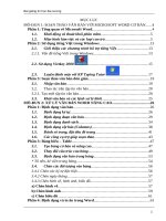 giáo trình tin học văn phòng