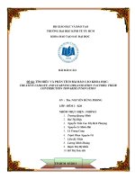 SỰ TÁC ĐỘNG CỦA CÁC YẾU TỐ TRONG MÔI TRƯỜNG SÁNG TẠO VÀ VĂN HÓA HỌC TẬP LÊN QUÁ TRÌNH ĐỔI MỚI CỦA TỔ CHỨC