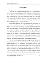 Tổ chức bộ máy kế toán tại và hệ thống kế toán tại Công ty cơ khí quang trung