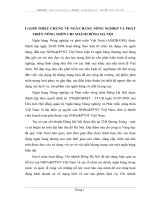 Tình hình kết quả kinh doanh của chi nhánh Đông Hà Nội giai đoạn 2006-2009