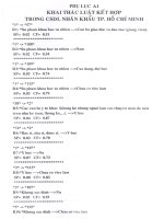 nghiên cứu và phát triển một số thuật giải, mô hình ứng dụng khai thác dữ liệu 10_2