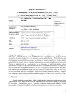 THE 28TH CONFERENCE  OF THE FEDERATION OF ENGINEERING ORGANIZATIONS