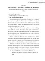 MỘT SỐ BIỆN PHÁP NHẰM HOÀN THIỆN HOẠT  ĐỘNG MARKETING TẠI CHI NHÁNH CÔNG TY DU LỊCH THÀNH PHỐ HỒ CHÍ MINH TẠI HÀ NỘI