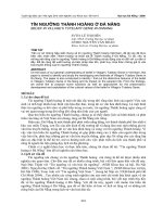 TÍN NGƯỠNG THÀNH HOÀNG Ở ĐÀ NẴNG