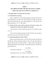 TỔ CHỨC BỘ MÁY KẾ TOÁN VÀ HÌNH THỨC KẾ TOÁN CỦA CÔNG TY TNHH N.G.V