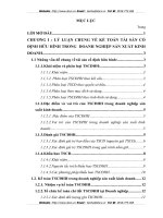 Thực trạng và giải pháp nâng cao hiệu quả công tác kế toán TSCĐHH tại CTCP đầu tư Phú Thái