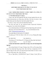 Tổng quan về công ty sản xuất xuất nhập khẩu dệt may