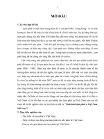 Tình hình lạm phát ở Việt Nam hiện nay